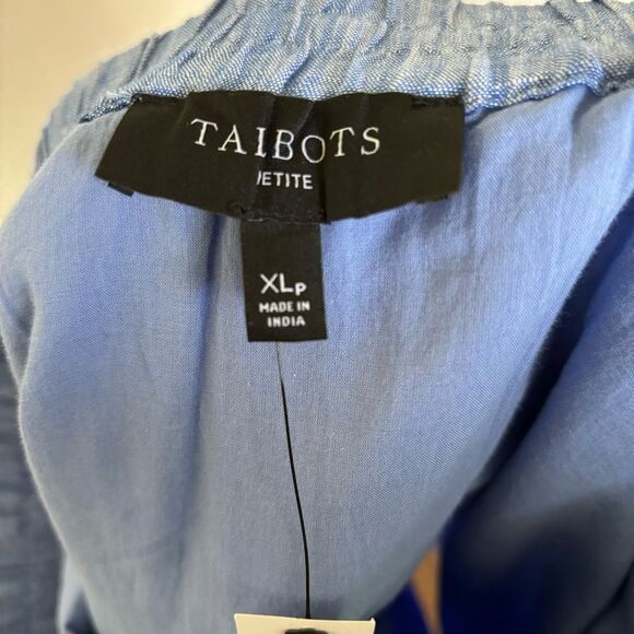 Talbots Women’s linen cotton blend a-line drawstring light weight skirt NWT PXL! - Picture 7 of 9